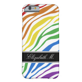 Zebra Print Mix Rainbow Case-Mate iPhone Case