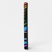 Zebra Print Mix Rainbow iPhone 5 Hoesje (Achterkant/links)