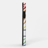 Zebra Print Mix Rainbow iPhone 5 Hoesje (Achterkant/rechts)