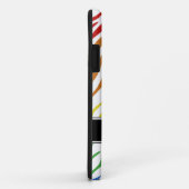 Zebra Print Mix Rainbow iPhone 5 Hoesje (Achterkant/rechts)