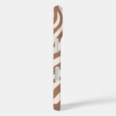 Zebra Print-Mocha Mousse Case-Mate iPhone Case (Achterkant / Rechts)