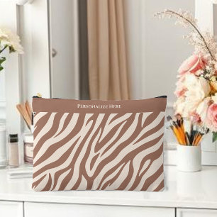 Zebra Print-Mocha Mousse Etui
