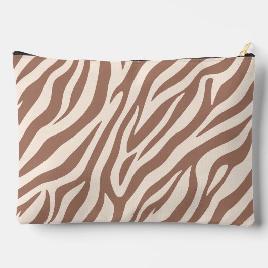 Zebra Print-Mocha Mousse Etui (Achterkant)