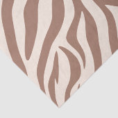 Zebra print-mocha muis tissuepapier (Detail)