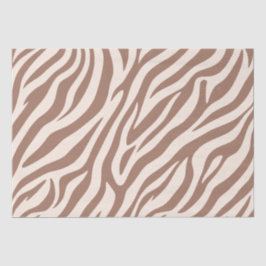 Zebra print-mocha muis tissuepapier