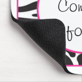 Zebra Print Mousepad Muismat (Hoek)