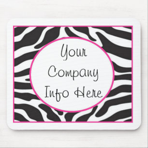 Zebra Print Mousepad Muismat