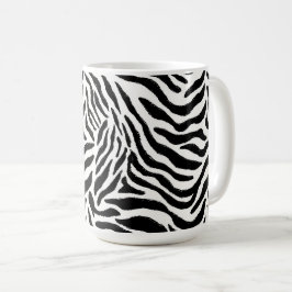 Zebra Print Mug Koffiemok