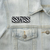 Zebra Print Naamplaatje (In situ)