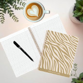 Zebra print-neutraal notitieboek