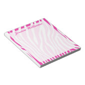Zebra Print Notitieblok (Schuin)