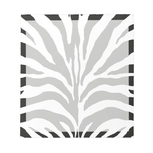 Zebra Print Notitieblok (Voorkant)