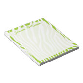 Zebra Print Notitieblok (Schuin)