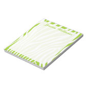 Zebra Print Notitieblok (Linkerzijde)