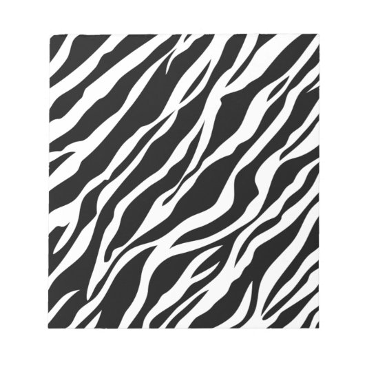 Zebra Print Notitieblok (Voorkant)