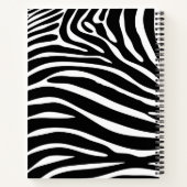 Zebra Print Notitieboek (Achterkant)