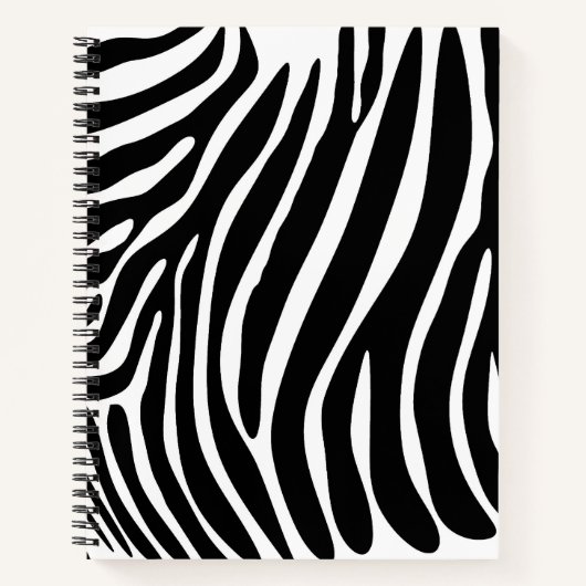 Zebra Print Notitieboek (Voorkant)