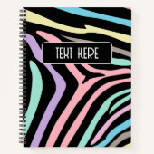 Zebra Print Notitieboek (Voorkant)
