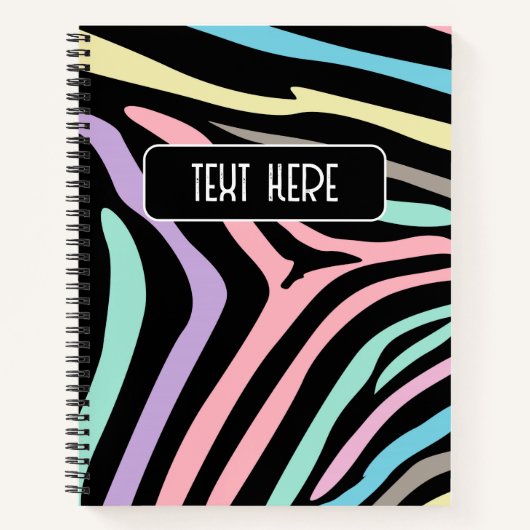 Zebra Print Notitieboek (Voorkant)