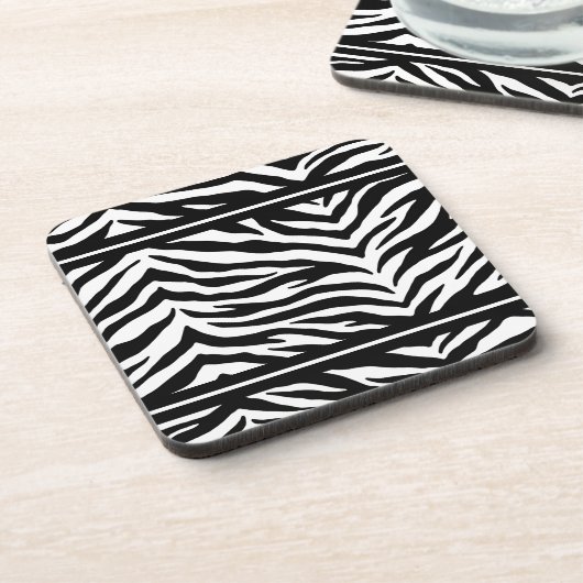 Zebra Print Onderzetter set (Linkerzijde)