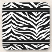 Zebra Print Onderzetter set (Voorkant)