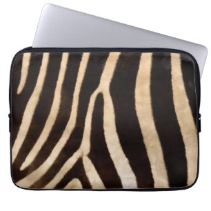 Zebra print op een sleeve met ronde bovenkant
