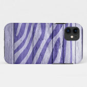 Zebra print op hout #18 Case-Mate iPhone case (Achterkant (horizontaal))