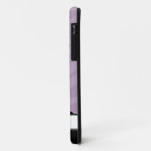 Zebra Print Paarse Fusion Custom iPhone 5 Hoesje (Achterkant/links)