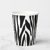 Zebra Print Papieren Bekers (Rechts)