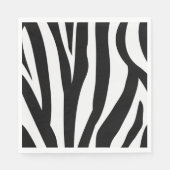 Zebra Print Papieren servetten (Voorkant)