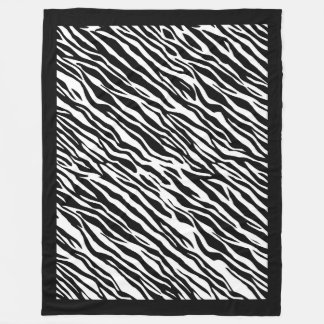 Zebra Print Patroon Fleece Deken