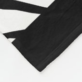 Zebra Print Patroon Fleece Deken (Hoek)