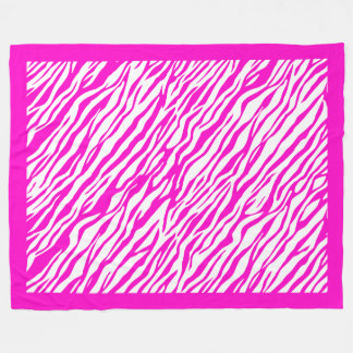 Zebra Print Patroon Fleece Deken