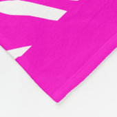 Zebra Print Patroon Fleece Deken (Hoek)