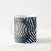 Zebra Print Pattern African Art Koffiemok (Voorkant links)