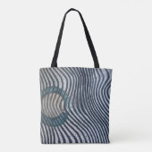 Zebra Print Pattern African Art Tote Bag (Achterkant)