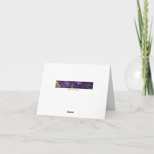 Zebra Print Pattern Hartelijk dank Bedankkaart (Achterkant)