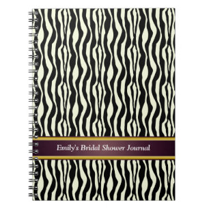 Zebra Print Pattern Notitieboek