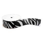 Zebra Print Pattern Ribbon Grosgrain Lint (Spoel)