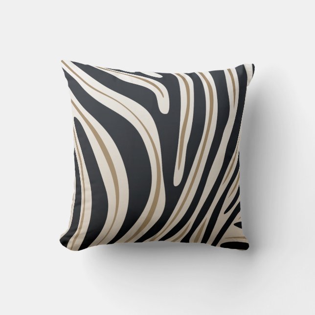 Zebra Print Pillow Kussen (Voorkant)