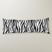 zebra print pillow lichaamskussen (Achterkant)