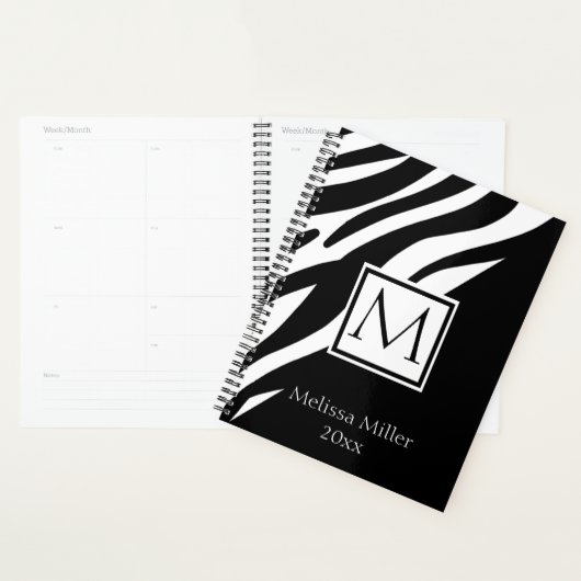 Zebra Print Planner (Display)
