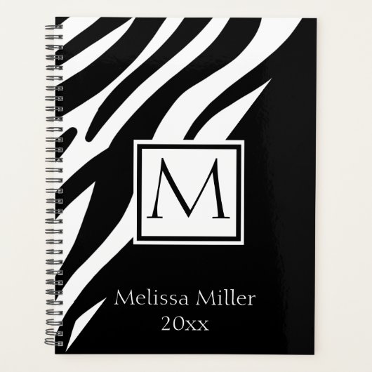 Zebra Print Planner (Voorkant)
