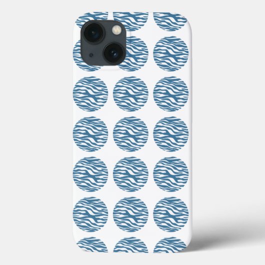 Zebra Print Polka Dots BT iPad Air Case (Achterkant)