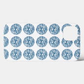 Zebra Print Polka Dots BT iPad Air Case (Achterkant (horizontaal))