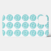 Zebra Print Polka Dots BT iPad Air Case (Achterkant (horizontaal))