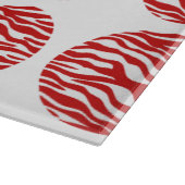 Zebra Print Polka Dots Cutting Board Snijplank (Hoek)