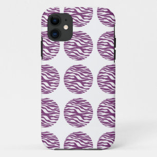 Zebra Print Polka Dots iPhone 5 BT Hoesje