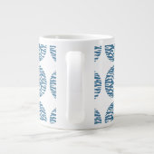 Zebra Print Polka Dots Jumbo Mok (Achterkant)