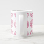 Zebra Print Polka Dots Jumbo Mok (Achterkant)